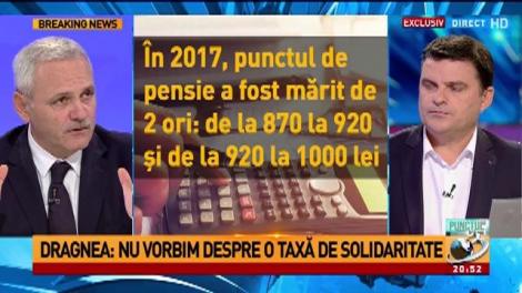 Liviu Dragnea, despre taxa de solidaritate