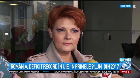 Olguța Vasilescu: La Ministerul Muncii, nu sunt probleme cu Comisia Europeană, ba dimpotrivă, am fost felicitați