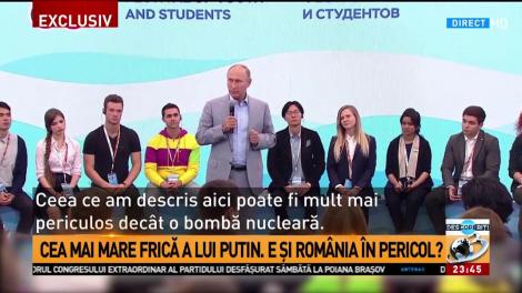 Vladimir Putin, despre cea mai mare temere a sa: Poate fi mult mai periculos decât o bombă nucleară