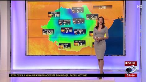 Prognoza meteo pentru următoarele zile. Vântul va bate cu peste 100 de kilometri pe oră, lapoviță și ninsoare