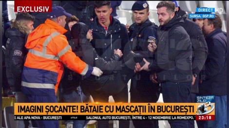 Ciocniri violente pe stadionul Ștefan cel Mare din Capitală