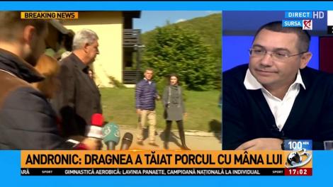 Dan Andronic, noi detalii despre tăierea porcului în curtea SRI