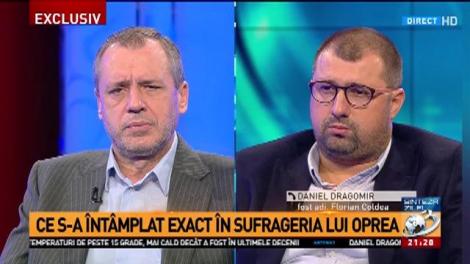 Colonelul SRI Dragomir, despre ce s-a întâmplat exact în sufrageria lui Oprea: Cei de acolo voiau să-și salveze funcțiile