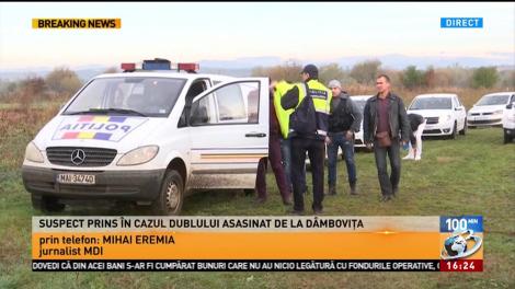 Suspect prins în cazul dublului asasinat de la Dâmbovița