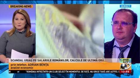 Scandal uriaș pe salariile rom&acirc;nilor. Calcule de ultimă oră