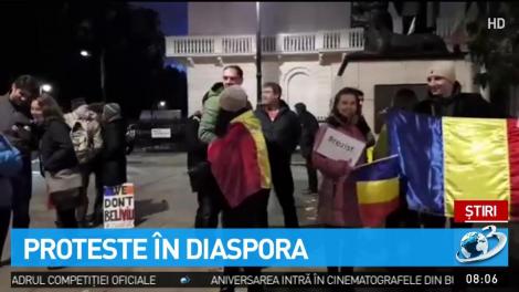 Proteste în diaspora. Românii din străinătate, solidari cu protestatarii