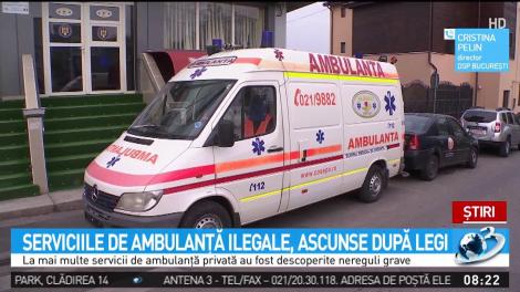 Serviciile de ambulanță ilegale, ascunse după legi. Ce nereguli grave au fost descoperite