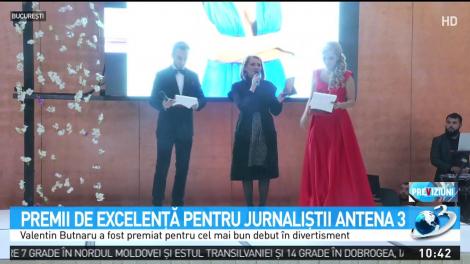 Premii de excelență pentru jurnaliștii Antena 3 și Antena 1
