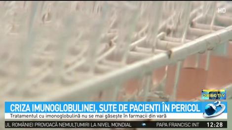 Criza imunoglobulinei, sute de pacienți în pericol. FACIAS cere Ministerului Sănătăţii să rezolve problema prin ordonanţă de urgenţă