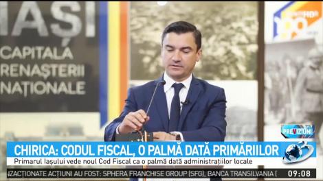 Chirica: Codul fiscal, o palmă dată primăriilor
