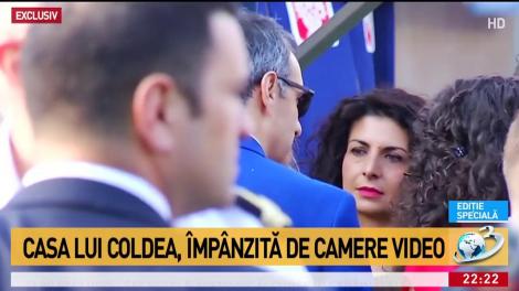 Casa lui Coldea, împânzită de camere video