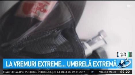 Cum arată umbrela care face față celor mai puternice rafale de vânt. Rezistă ani întregi!