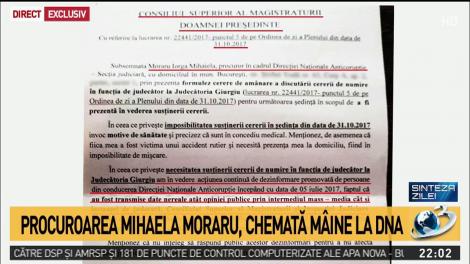 Procuroarea Mihaela Iorga, chemată la DNA ca suspect