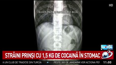 Au fost prinși cu două kilograme de cocaină în stomac pe Aeroportul Henri Coandă
