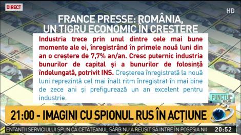 Agenția France Presse: Rom&acirc;nia, un &bdquo;tigru&rdquo; economic &icirc;n creștere