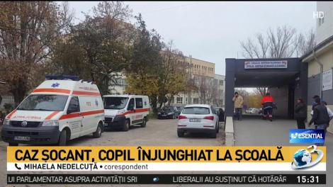 Caz terifiant în Alexandria. Un copil a fost înjunghiat la școală