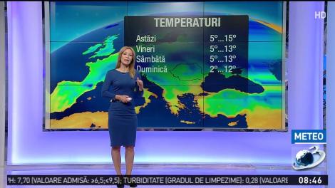 Prognoza meteo - 16 noiembrie