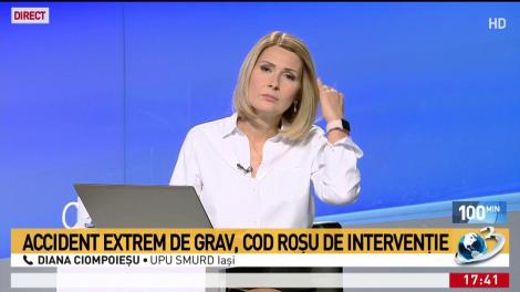 Carnagiu pe șosele! Accident grav în județul Iași. Sunt cel puțin 14 răniți. Cod roșu de intervenție