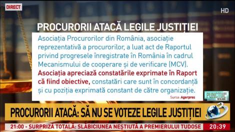 Procurorii atacă: &bdquo;Să nu se voteze legile justiției&rdquo;