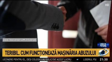 Dezvăluirile incredibile ale unui fost ofițer din Arad. Cum funcționează mașinăria abuzului