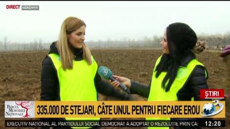 Jurnaliștii Antena 3 plantează stejari