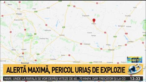 Pericol de explozie. Un TIR cu azotat de amoniu s-a răsturnat pe șosea