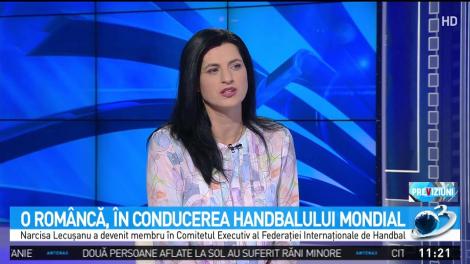 Narcisa Lecușanu, o româncă în conducerea handbalului mondial