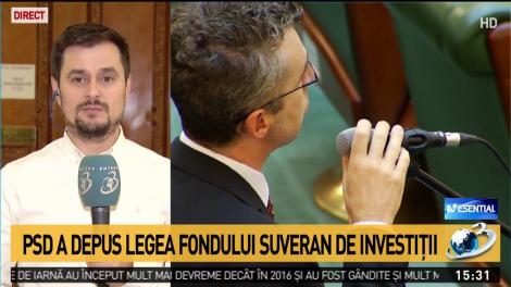 PSD a depus legea Fondului Suveran de Investiții