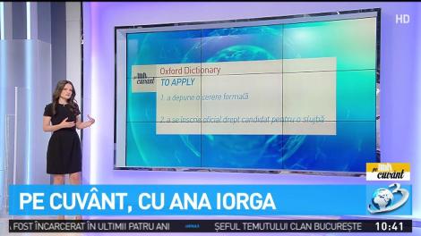 C&acirc;nd folosim corect verbul &bdquo;a aplica&rdquo;