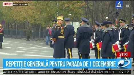 Repetiții pentru parada de 1 Decembrie