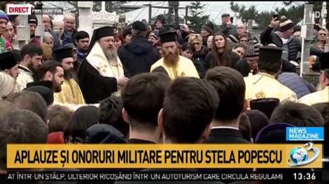Stela Popescu, &icirc;nmorm&acirc;ntată cu onoruri militare