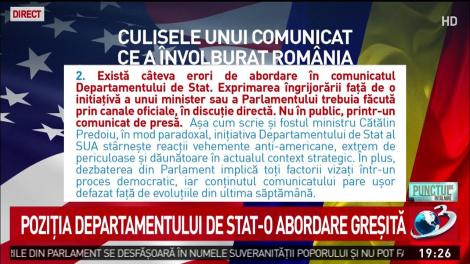 Culisele comunicatului Departamentului de stat ce a învolburat România. Care sunt erorile de abordare