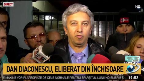 Dan Diaconescu a ieșit din închisoare. Primele imagini