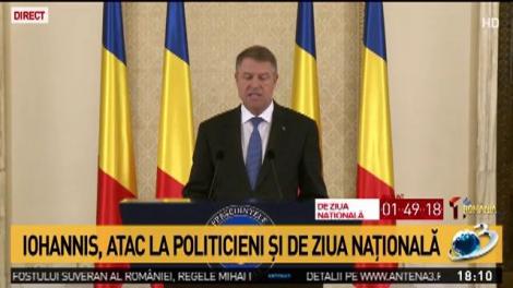 Iohannis, discurs de 1 Decembrie la Cotroceni