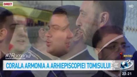 Moment impresionant pe note muzicale! Corala Armonia &icirc;n platoul Antena 3