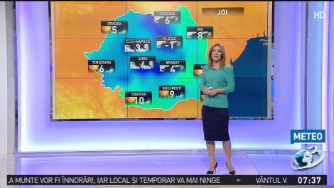 Prognoza meteo: vremea marți și miercuri