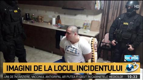 Primele imagini cu agresorul polițistului din Rădăuți și sabia cu care omul legii a fost tăiat