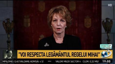 Casa Regală, mesaj de ultimă oră. Custodele Coroanei, Margareta: „Cu emoţie şi onoare, îmi închin viața și munca națiunii noastre”
