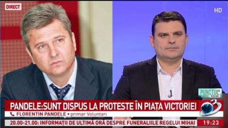 Florentin Pandele, &icirc;mpotriva proiectului bugetului pe 2018. &bdquo;Sunt dispus la proteste &icirc;n Piața Victoriei&rdquo;