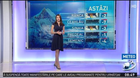 Prognoza meteo pentru următoarele trei zile