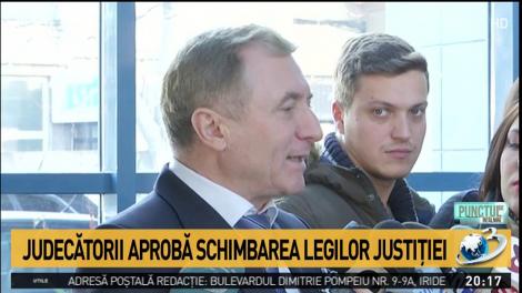 Judecătorii aprobă schimbarea legilor justiției