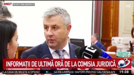 Informații de ultimă oră de la Comisia Juridică. Iordache: Se simte presiune &icirc;n r&acirc;ndul magistraților