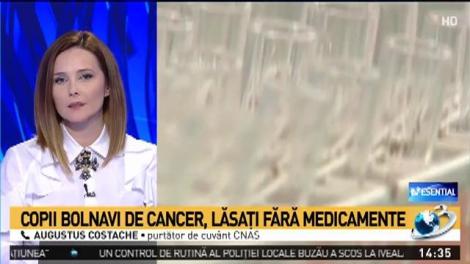 Situaţie alarmantă la spitalul din Craiova! Copiii bolnavi de cancer au fost lăsați fără medicamente