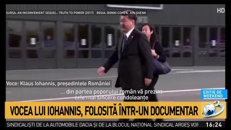 Vocea lui Klaus Iohannis, folosită într-un documentar