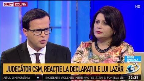 Judecătorul CSM Gabriela Baltac: Modificările pe legile Justiției nu &icirc;ngrădesc sistemul judiciar
