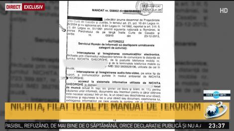 Nichita, supravegheat ca un terorist