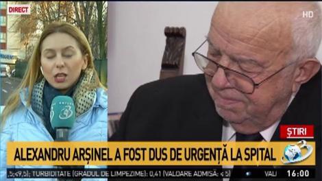 Alexandru Arșinel, dus de urgență la spital