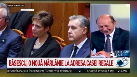 Traian Băsescu, un nou atac la adresa Casei Regale, după incidentul din Parlament