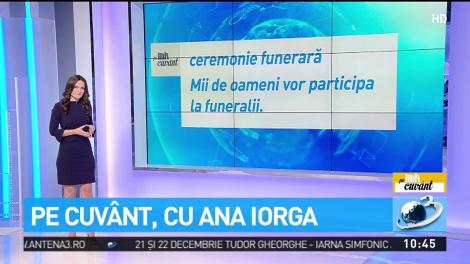 Cum este corect: funerarii sau funeralii?
