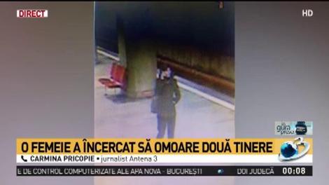 Ea este femeia care a împins-o pe tânăra care a murit la metrou!  Poliția a făcut publice imaginile!